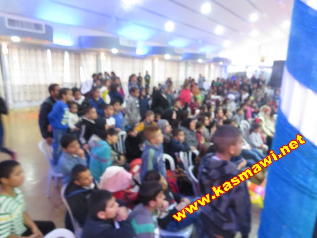 كفرقاسم : المئات من الاطفال والامهات سعدوا مع كرنفال المرح والابتسامة في قاعة الفردوس 